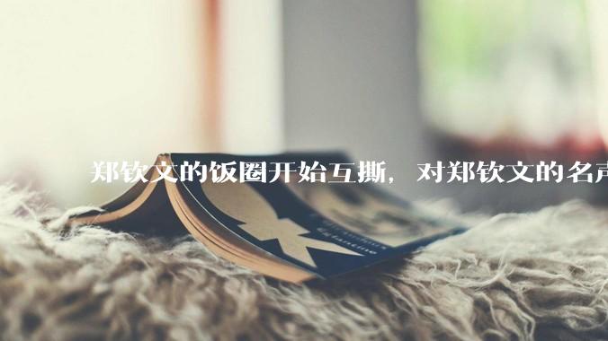 郑钦文的饭圈开始互撕，对郑钦文的名声有什么影响？郑钦文超话是否应该关闭?